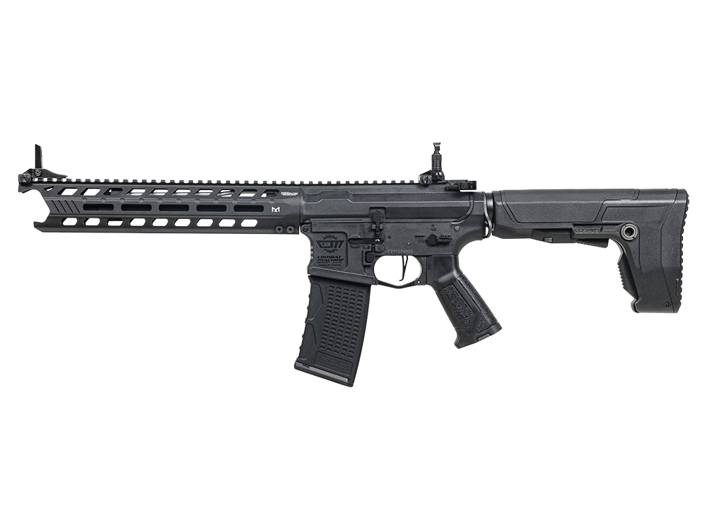 Vista lateral técnica da G&G CM16 Predator M-LOK